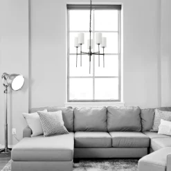 Lampa wisząca DARLING czarny połysk 60 cm (ST-9501-5 BLACK) - Step into Design