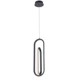 Lampa wisząca Demark - Matowa czerń (QN-DEMARK-1P-BK) - Quintiesse