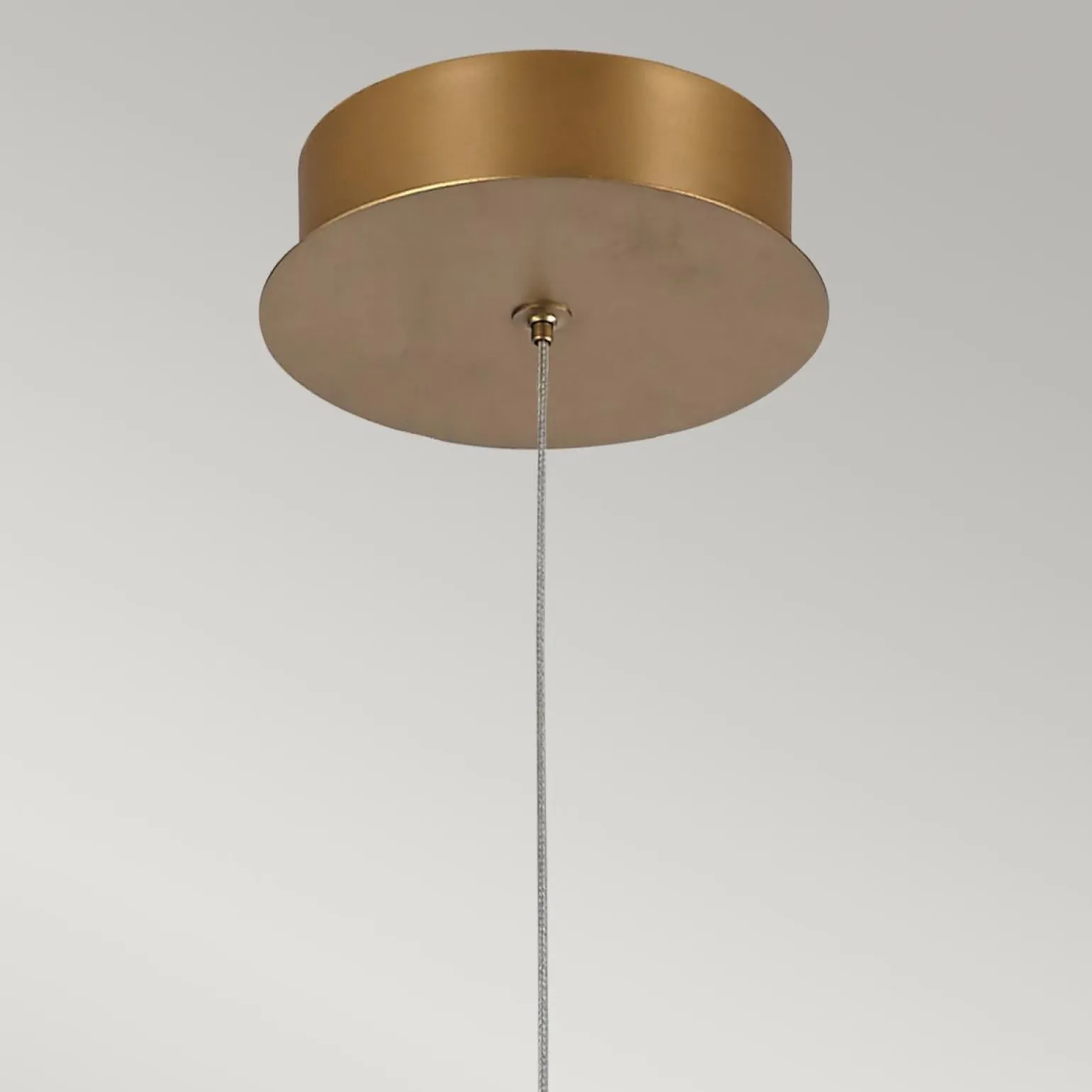 Lampa wisząca Demark - Szczotkowane złoto (QN-DEMARK-1P-BG) - Quintiesse