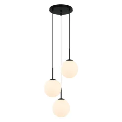 Lampa wisząca Deore (PND-5578-3S-BK) - Italux