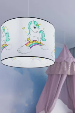 Lampa wisząca do pokoju dziecka bajkowy wzór JEDNOROŻEC 40 (SL.1413) - Sollux Lighting