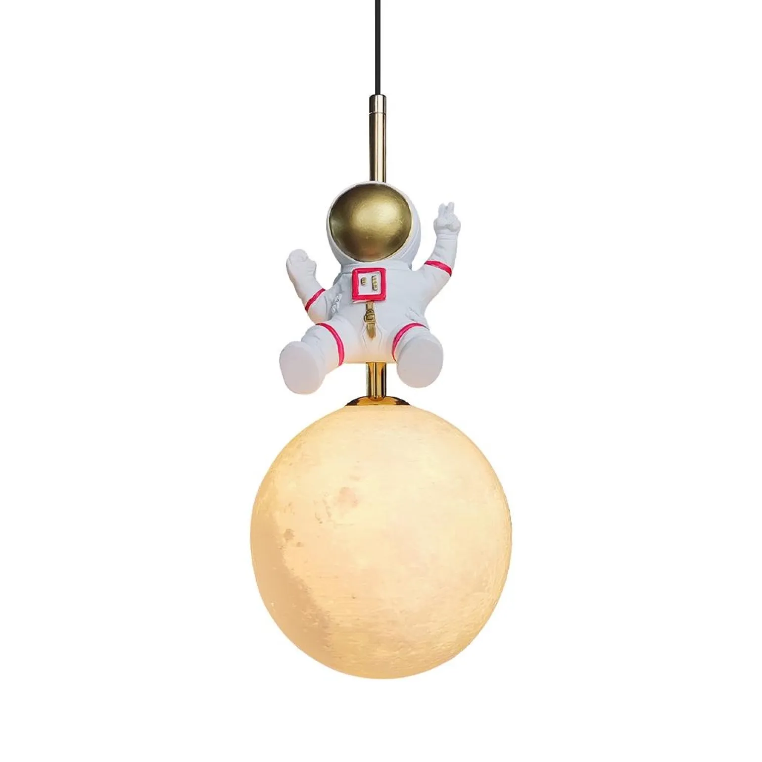 Lampa wisząca do pokoju dziecka Astronauta (ML1721) - Milagro