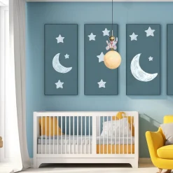 Lampa wisząca do pokoju dziecka Astronauta (ML1721) - Milagro