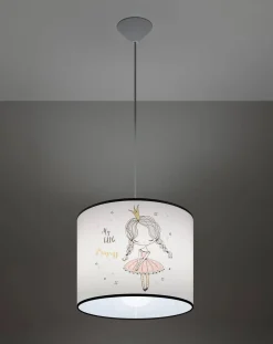 Lampa wisząca do pokoju dziecka bajkowy wzór PRINCESS 30 (SL.1414) - Sollux Lighting