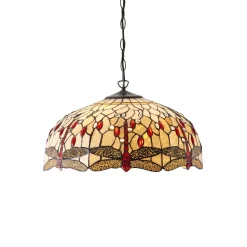 Lampa Wisząca Dragonfly beige (64079) Tiffany