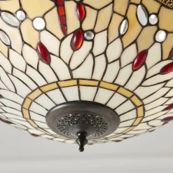 Lampa Wisząca Dragonfly beige (70759) Tiffany