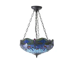 Lampa Wisząca Dragonfly blue (64075) Tiffany