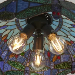 Lampa Wisząca Dragonfly blue (64080) Tiffany