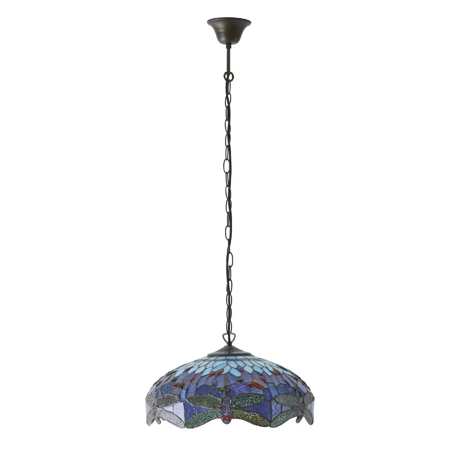 Lampa Wisząca Dragonfly blue (64080) Tiffany