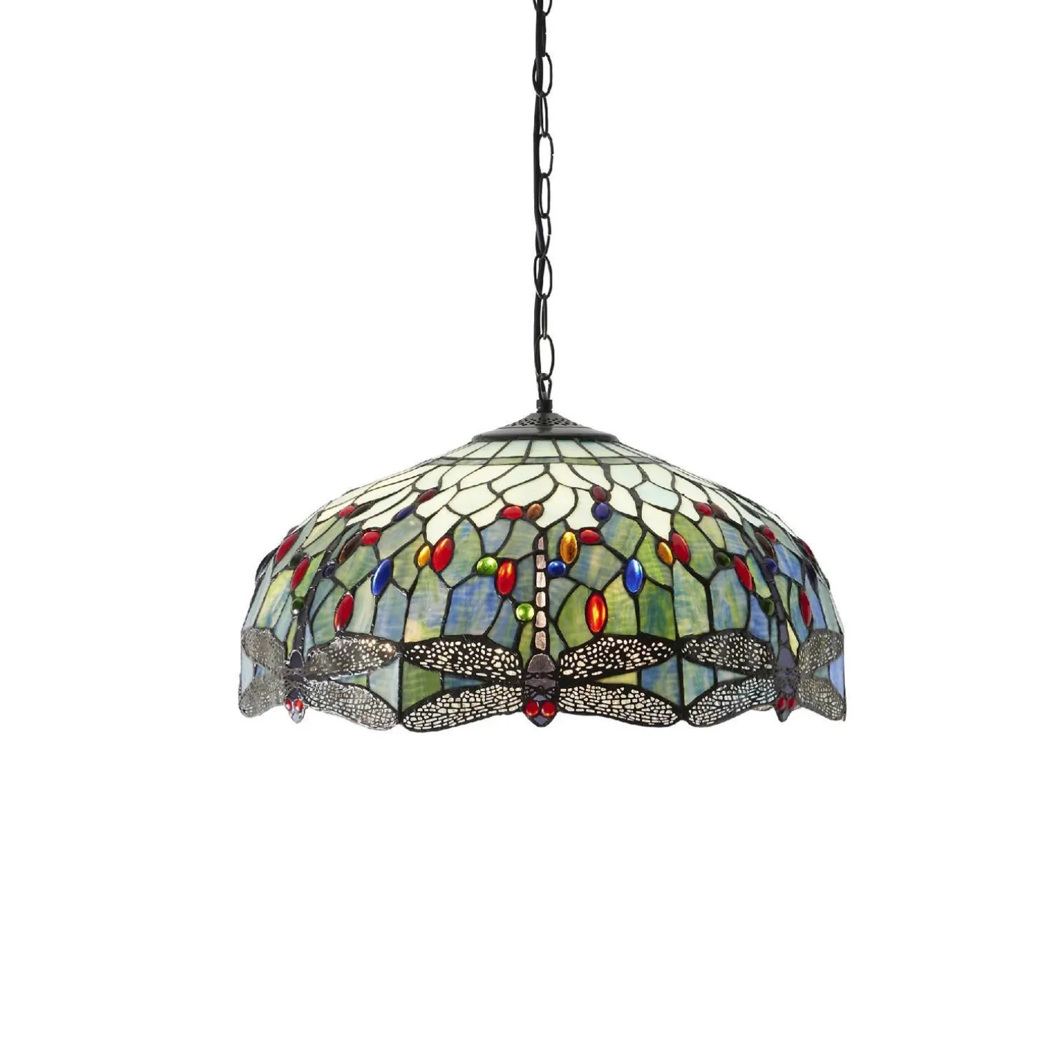 Lampa Wisząca Dragonfly blue (66148) Tiffany