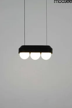 Lampa wisząca DROPS 3 czarna (MSE010100273) - Moosee