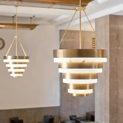 Lampa wisząca Echelon - 8 źródeł światła (QN-ECHELON-8P) - Quintiesse