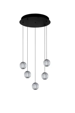 Lampa wisząca EDEM 5 ROUND Czarny (AZ6017) - Azzardo