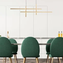 Lampa wisząca EDGE (22008P-BK/GD) - Zuma Line