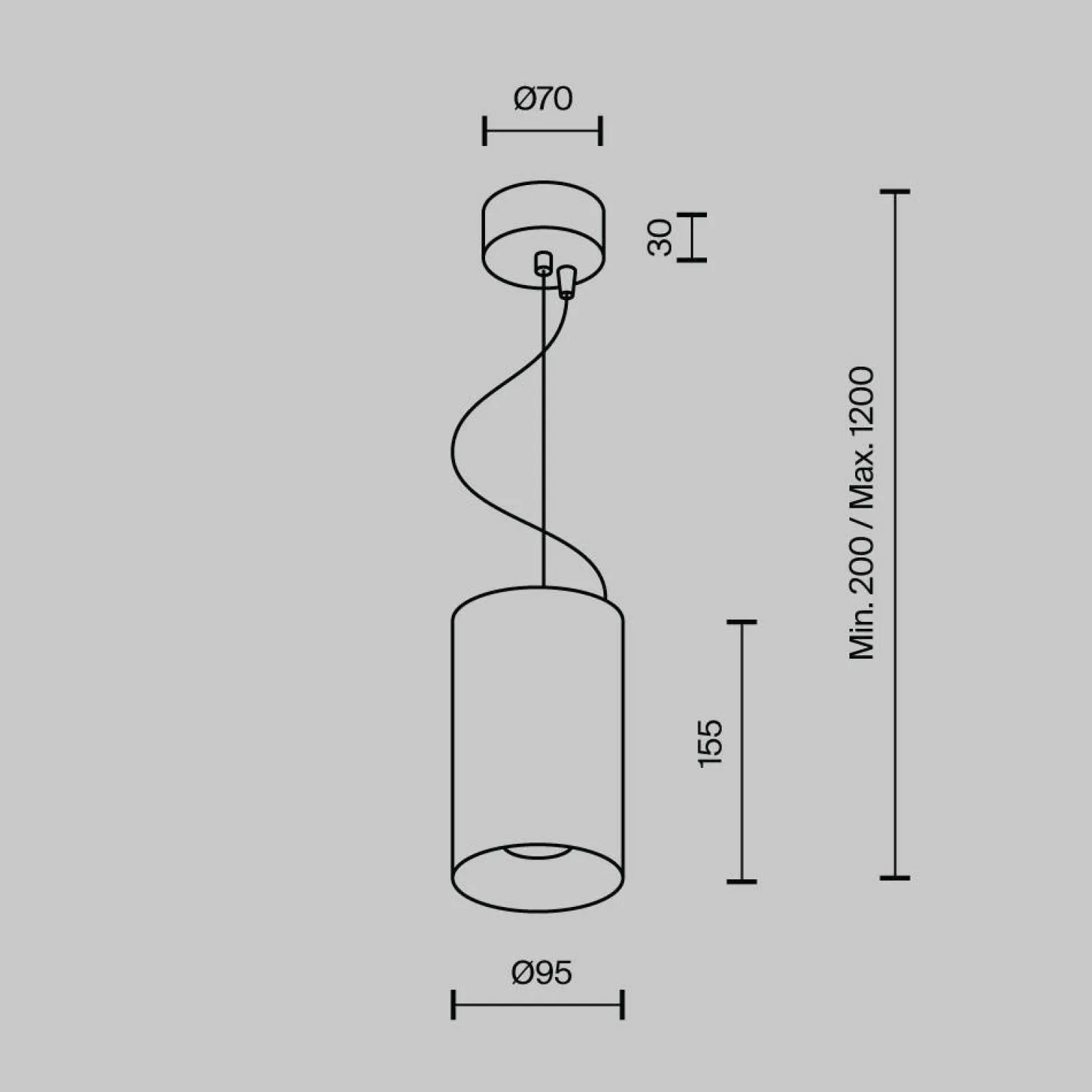 Lampa wisząca Efir (P089PL-25W3K-W) - Maytoni