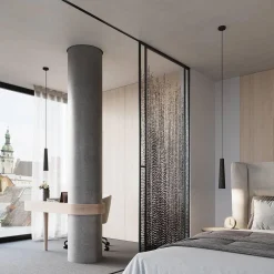 Lampa wisząca ELECTRA czarna beton (SL.1355) - Sollux Lighting