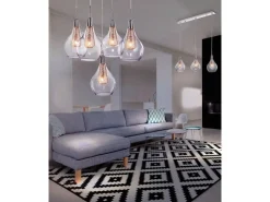 Lampa wisząca ELEKTRA 1 (MD15002028-1A Azzardo) - żyrandol