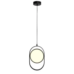 Lampa wisząca ELIPSE -M LED czarna 29 cm (60217A-M) - Step into Design