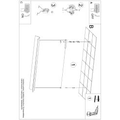 Lampa wisząca ELVA beżowa LED 3000K (TH.530) - Thoro Lighting