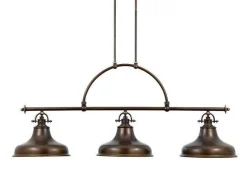 Lampa wisząca EMERY kol. BRĄZ (QZ/EMERY3P PN) Elstead Lighting - żyrandol