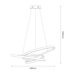 Lampa wisząca EMPOLI 55W LED 4000K (ML1573) - Milagro