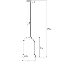 Lampa wisząca ENIGMA zielona (P0522) - MAXLIGHT