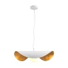 Lampa wisząca ENZO biało złota 40 cm (ST-F22020601-D40 white) - Step into Design