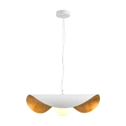 Lampa wisząca ENZO biało złota 40 cm (ST-F22020601-D40 white) - Step into Design