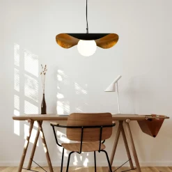 Lampa wisząca ENZO biało złota 40 cm (ST-F22020601-D40 white) - Step into Design