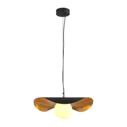 Lampa wisząca ENZO czarno złota 60 cm (ST-F22020601-D60 black) - Step into Design