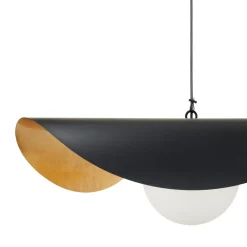 Lampa wisząca ENZO czarno złota 60 cm (ST-F22020601-D60 black) - Step into Design