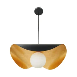 Lampa wisząca ENZO czarno złota 60 cm (ST-F22020601-D60 black) - Step into Design