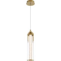 Lampa wisząca Espada - Szczotkowane złoto (QN-ESPADA-1P-BG) - Quintiesse