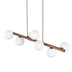 Lampa wisząca ESTERA WOOD ORZECH 7 PŁ (10272) - TK Lighting
