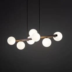 Lampa wisząca ESTERA WOOD ORZECH 7 PŁ (10272) - TK Lighting