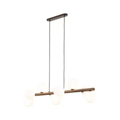 Lampa wisząca ESTERA WOOD ORZECH 9 PŁ (10273) - TK Lighting
