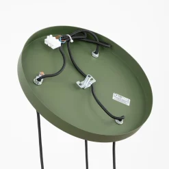 Lampa wisząca ESTRIA 3P beżowa/zielona oliwka (SL.1873) - Sollux Lighting