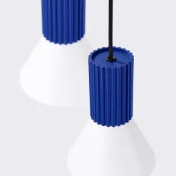 Lampa wisząca ESTRIA 3P biała/ultramaryna (SL.1875) - Sollux Lighting