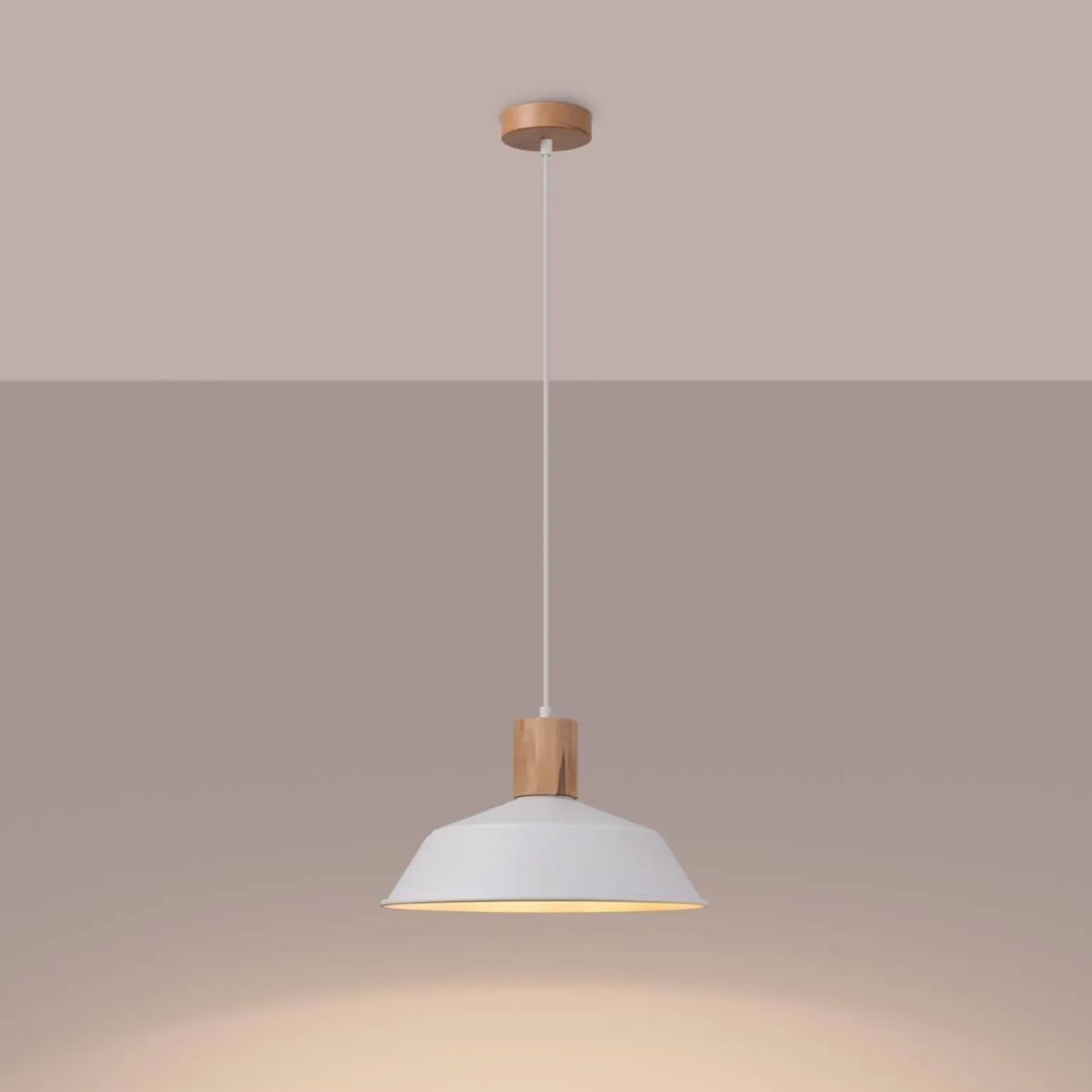 Lampa wisząca FANO biała (SL.1321) - Sollux Lighting