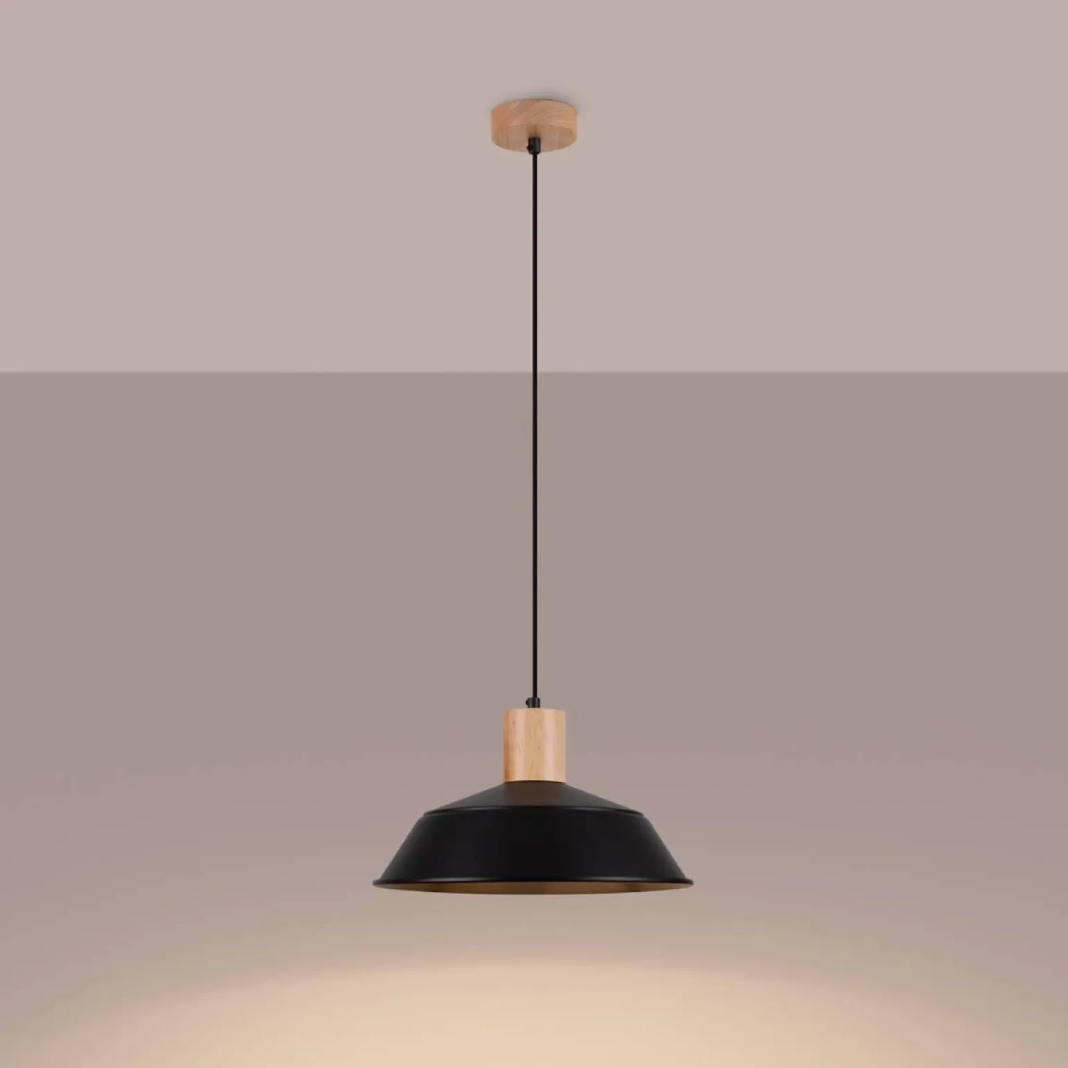 Lampa wisząca FANO czarna (SL.1322) - Sollux Lighting