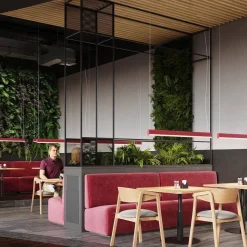 Lampa wisząca FARGE różowa LED 4000K (TH.300) - Thoro Lighting