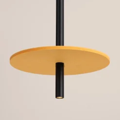 Lampa wisząca FELTRO 1 czarna/żółta (SL.1880) - Sollux Lighting