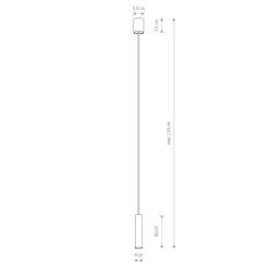 Lampa wisząca FOURTY M (10770) - Nowodvorski