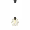 Lampa wisząca GALAXY BLACK/GOLD 1 PŁ MAŁA (3456) - TK Lighting