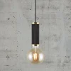 Lampa wisząca GALLOWAY Nordlux E27 40W Metal Czarny/Mosiężny