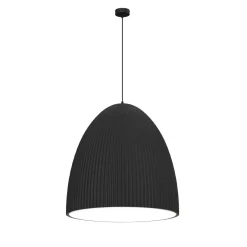 Lampa wisząca GANDRA duża czarna (5027) - Shilo