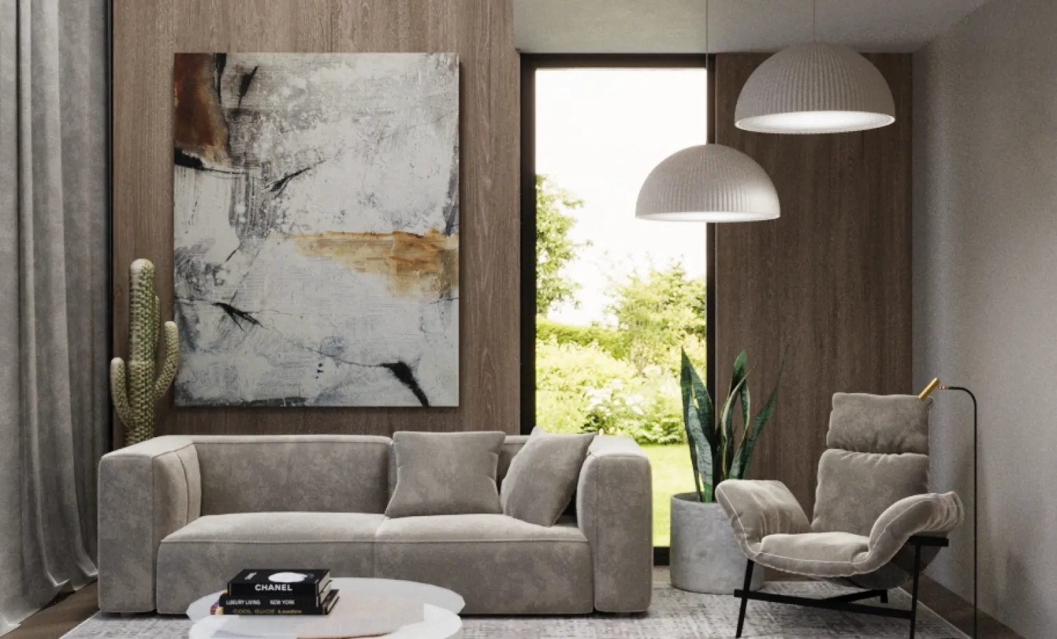 Lampa wisząca GANDRA platynowa (5026) - Shilo