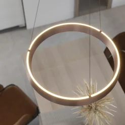 Lampa Wisząca Garta LED szczotkowane różowe złoto (PL0149) - Yaskr