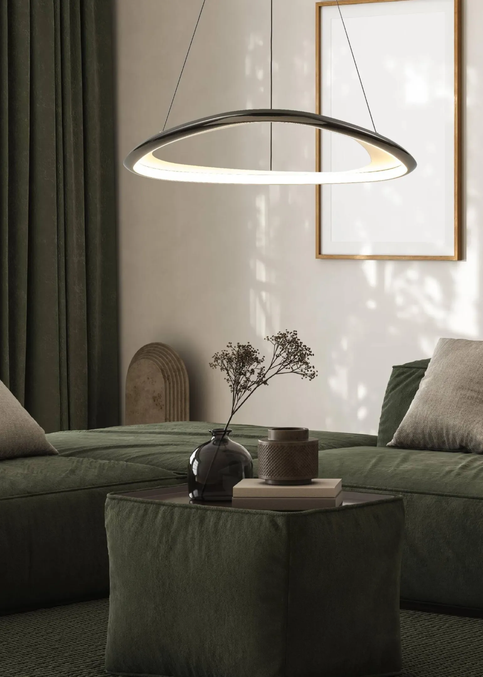 Lampa wisząca GETAFE (MD3888-1L-3BCT) - Zuma Line