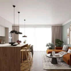 Lampa wisząca GINA czarna (SL.1330) - Sollux Lighting